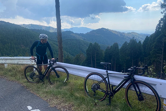 Kyoto Miyama cycling route known for its thatched village