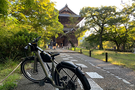 Classic Kyoto city cycling route