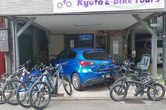 Classic Kyoto city cycling route